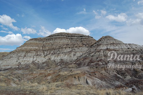 Drumheller badlands, Dinosaur Valley, Red Deer River valley, Alberta Canada