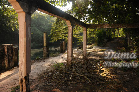 Arquitectural ruins of 'La Quintica', San Antonio de los Baños, Artemisa, Cuba